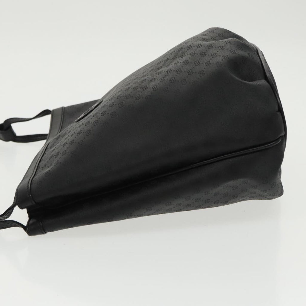GUCCI Micro GG Canvas Shoulder Bag Black 80173