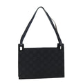 GUCCI GG Canvas Shoulder Bag Nylon Black 80174