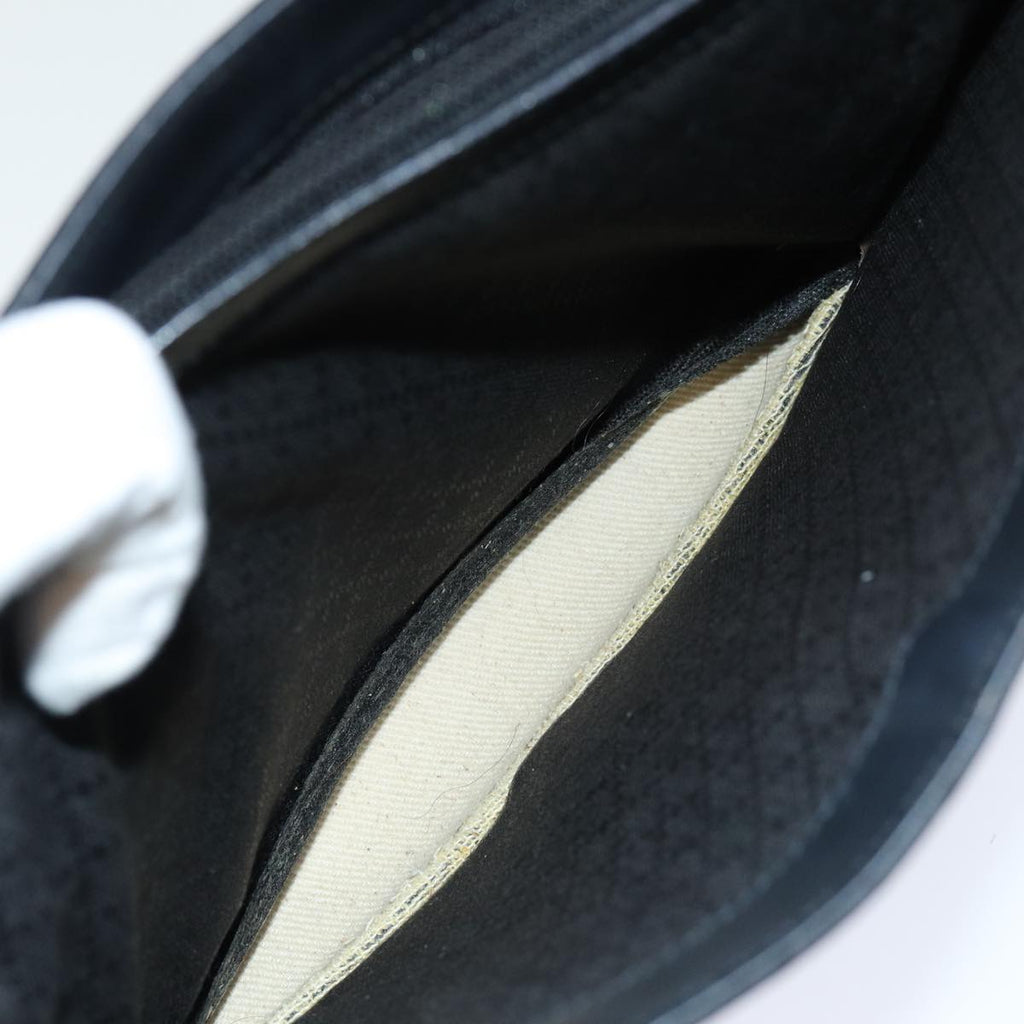 GUCCI GG Canvas Shoulder Bag Nylon Black 80174
