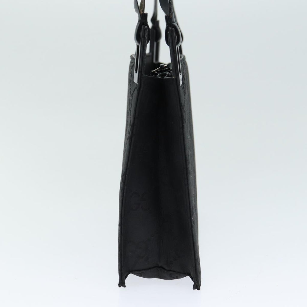 GUCCI GG Canvas Shoulder Bag Nylon Black 80174