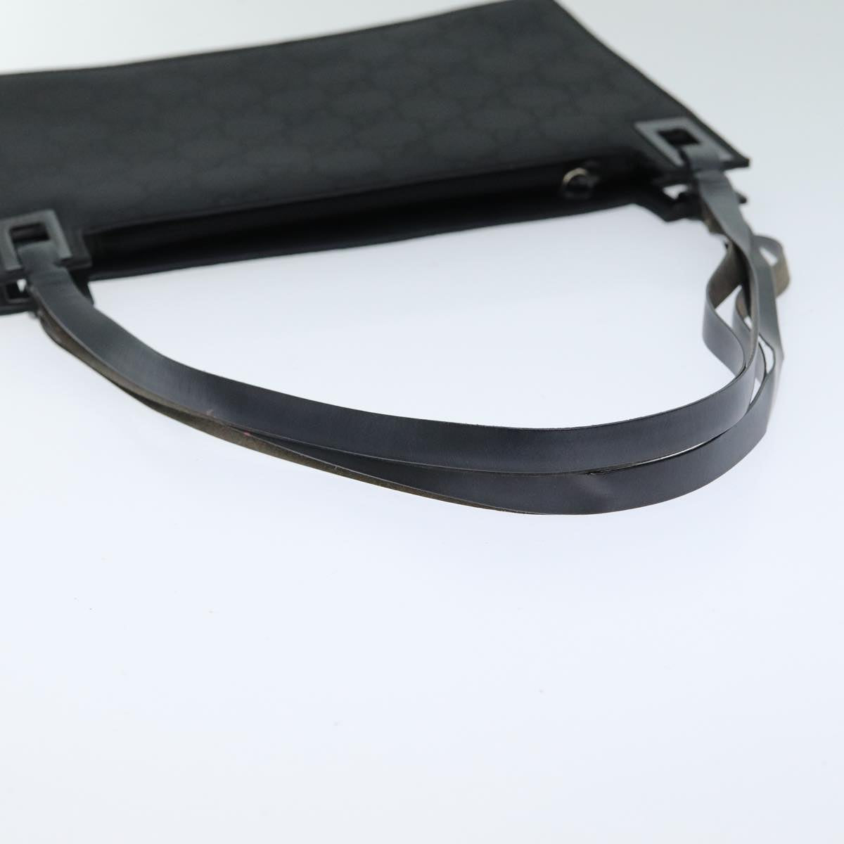 GUCCI GG Canvas Shoulder Bag Nylon Black 80174