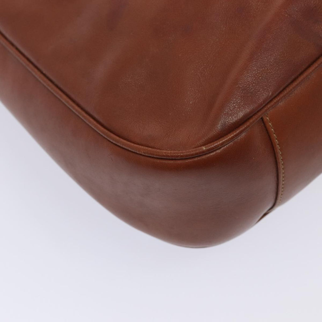 GUCCI Bamboo Shoulder Bag Leather Brown 001 1781 1577 80180