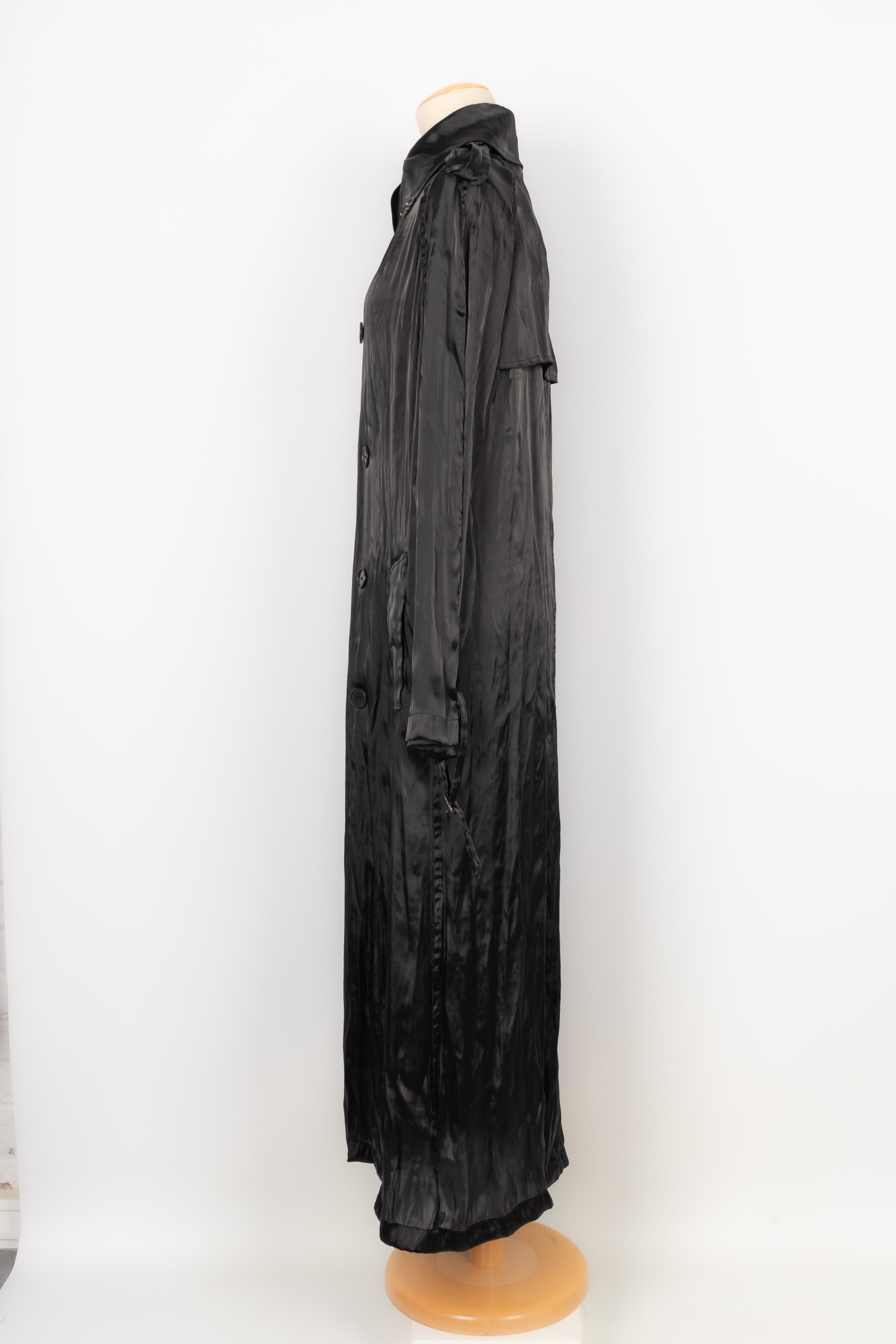 Manteau trench noir Jean-Paul Gaultier