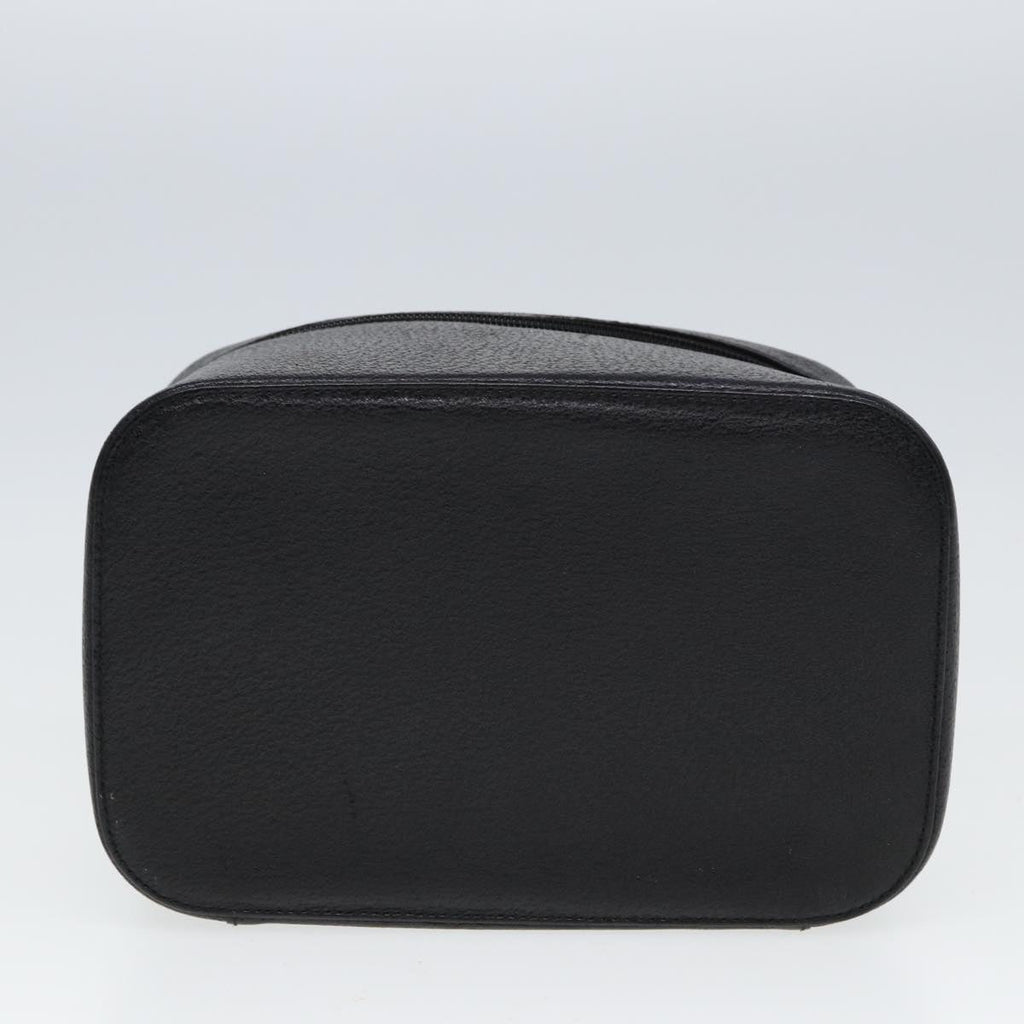 GUCCI Vanity Cosmetic Pouch Leather Black 80238