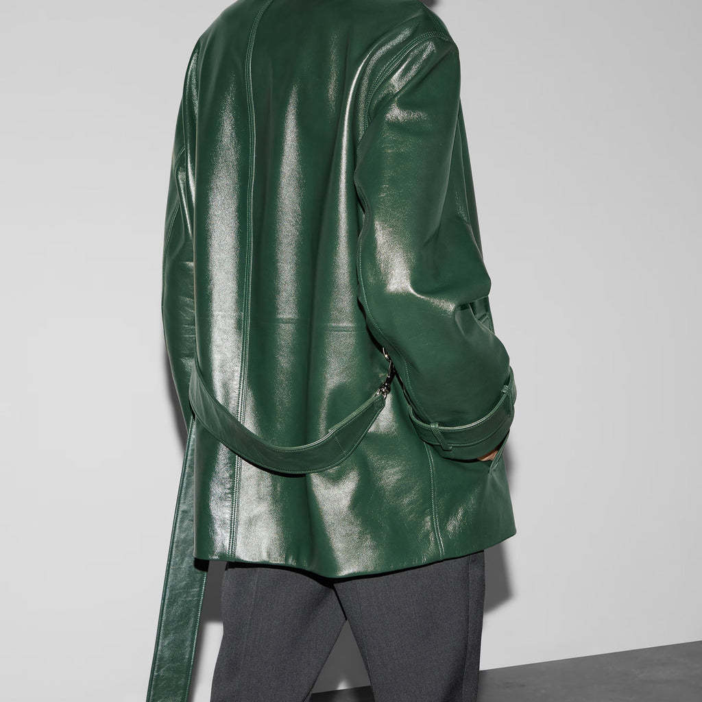 GUCCI Men's Skin Lucida Trench Coat