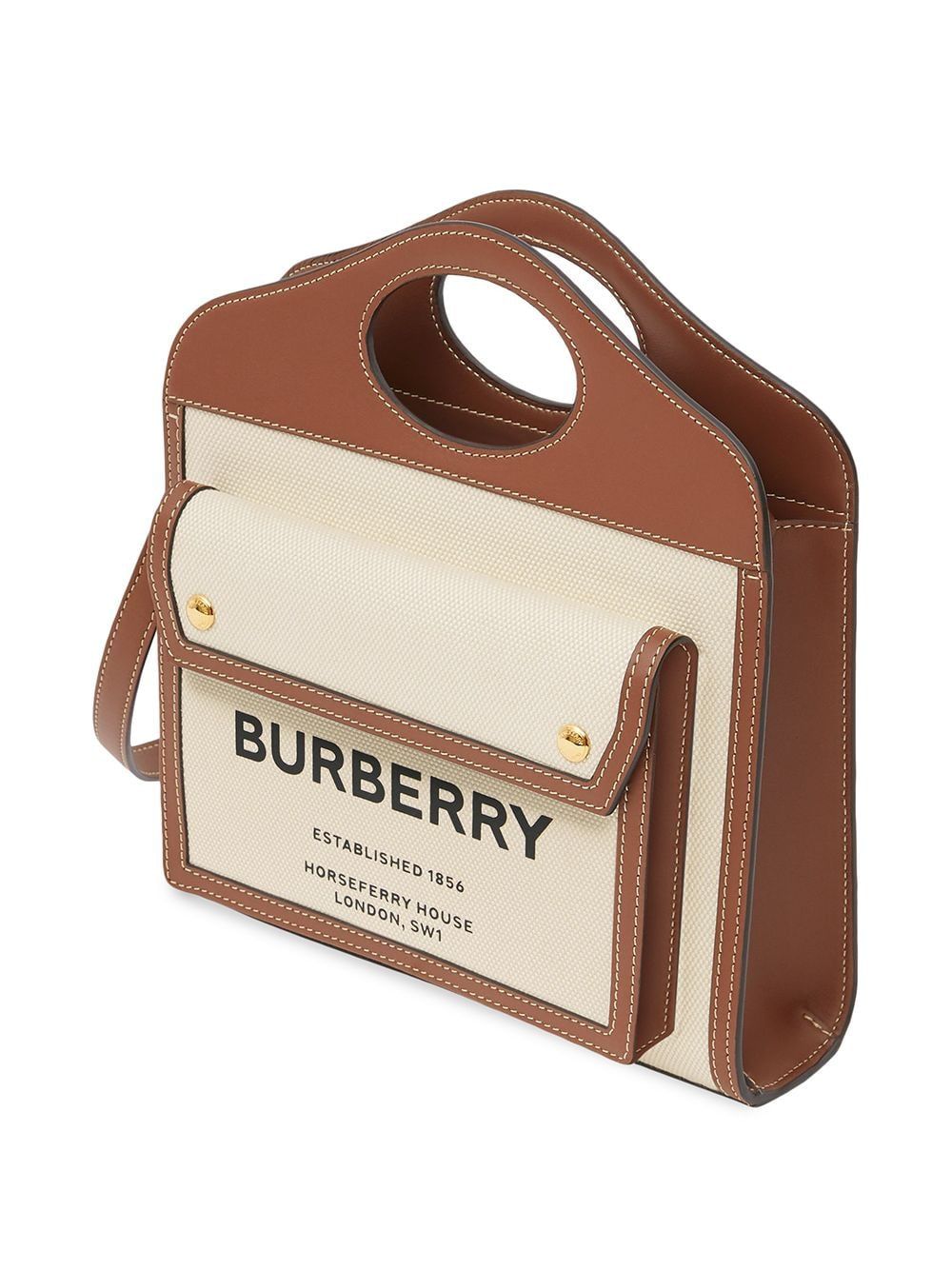 POCKET CANVAS HANDBAG