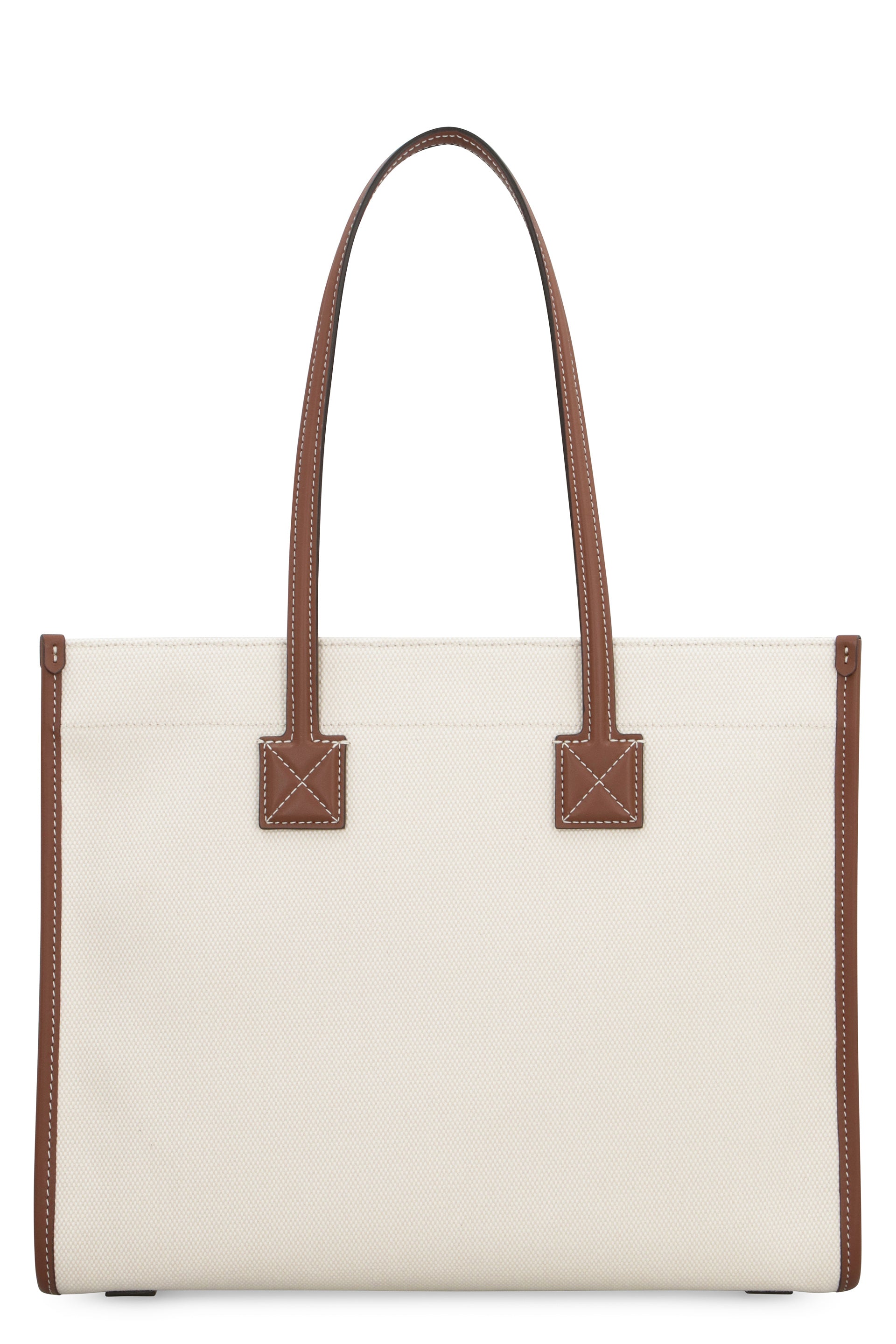 FREYA SMALL BEIGE/LEATHER TOTE