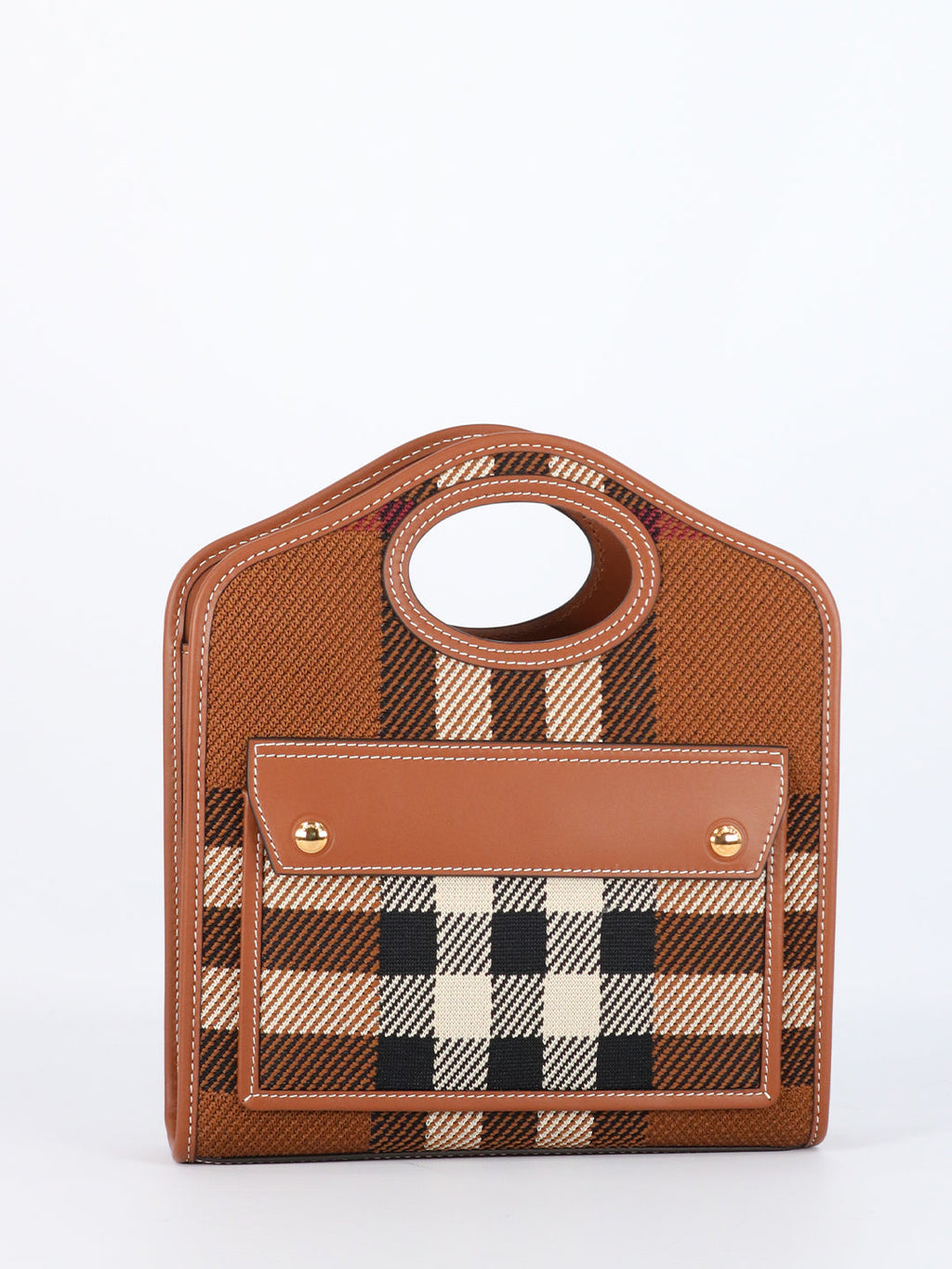 MINI CHECK POCKET BAG