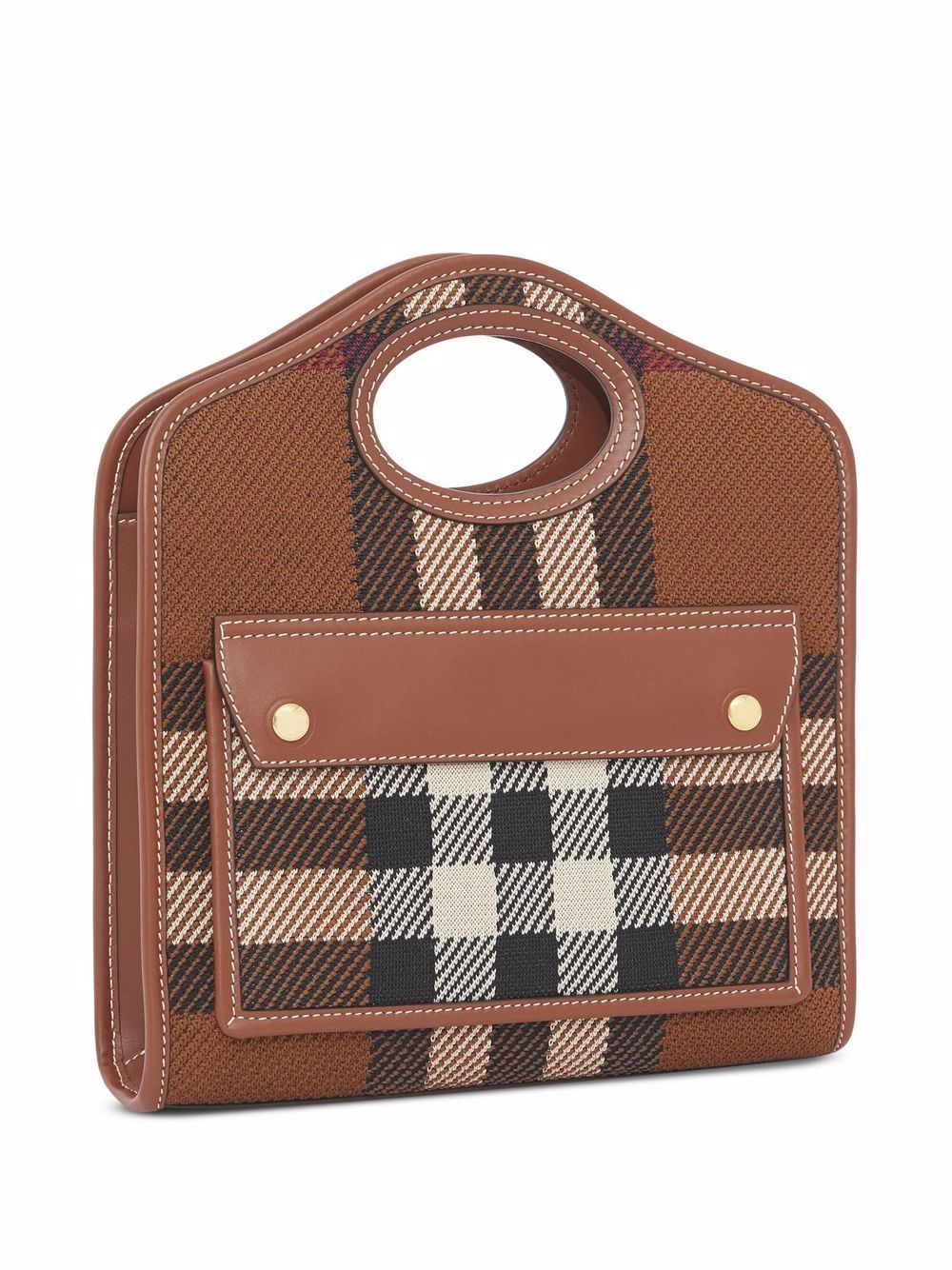 MINI CHECK POCKET BAG
