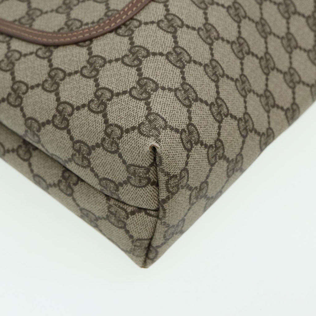 GUCCI GG Supreme Web Sherry Line Tote Bag PVC Beige 002 090 6487 80597