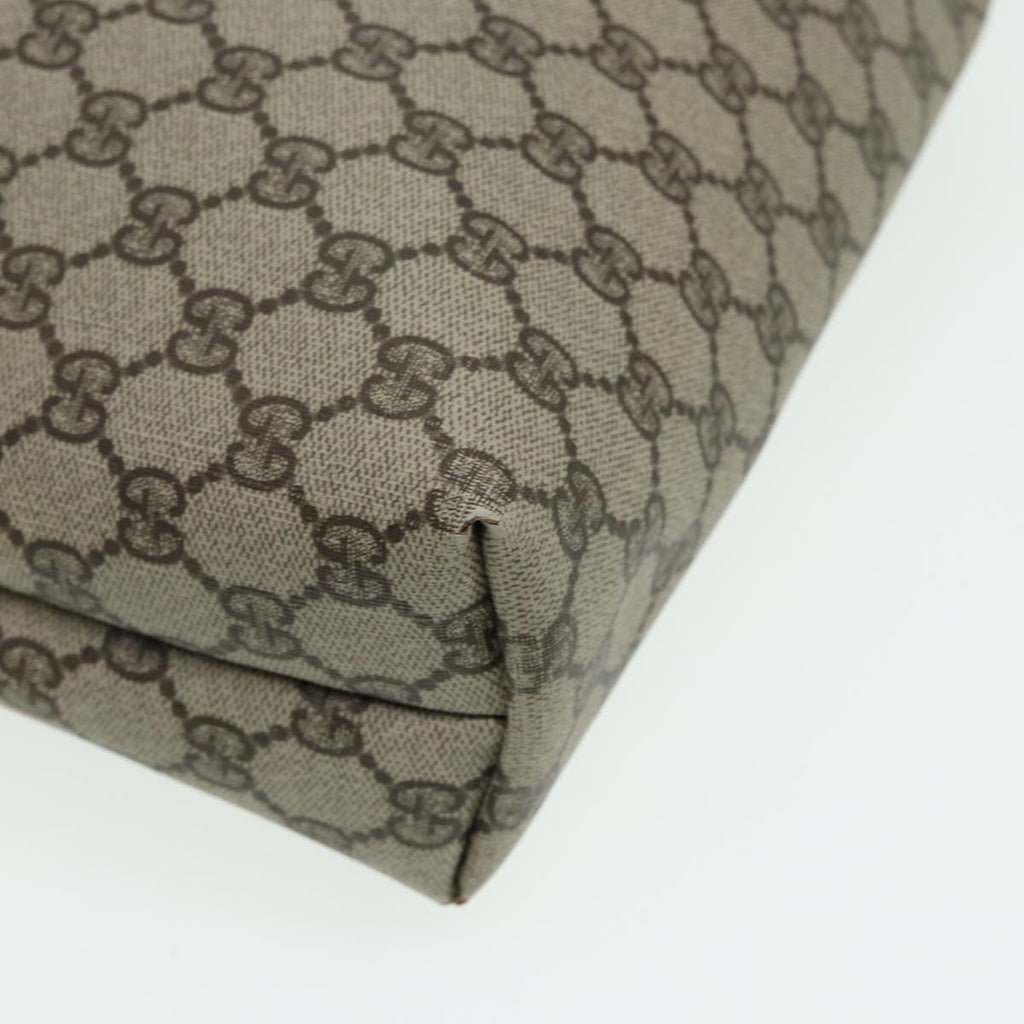GUCCI GG Supreme Web Sherry Line Tote Bag PVC Beige 002 090 6487 80597