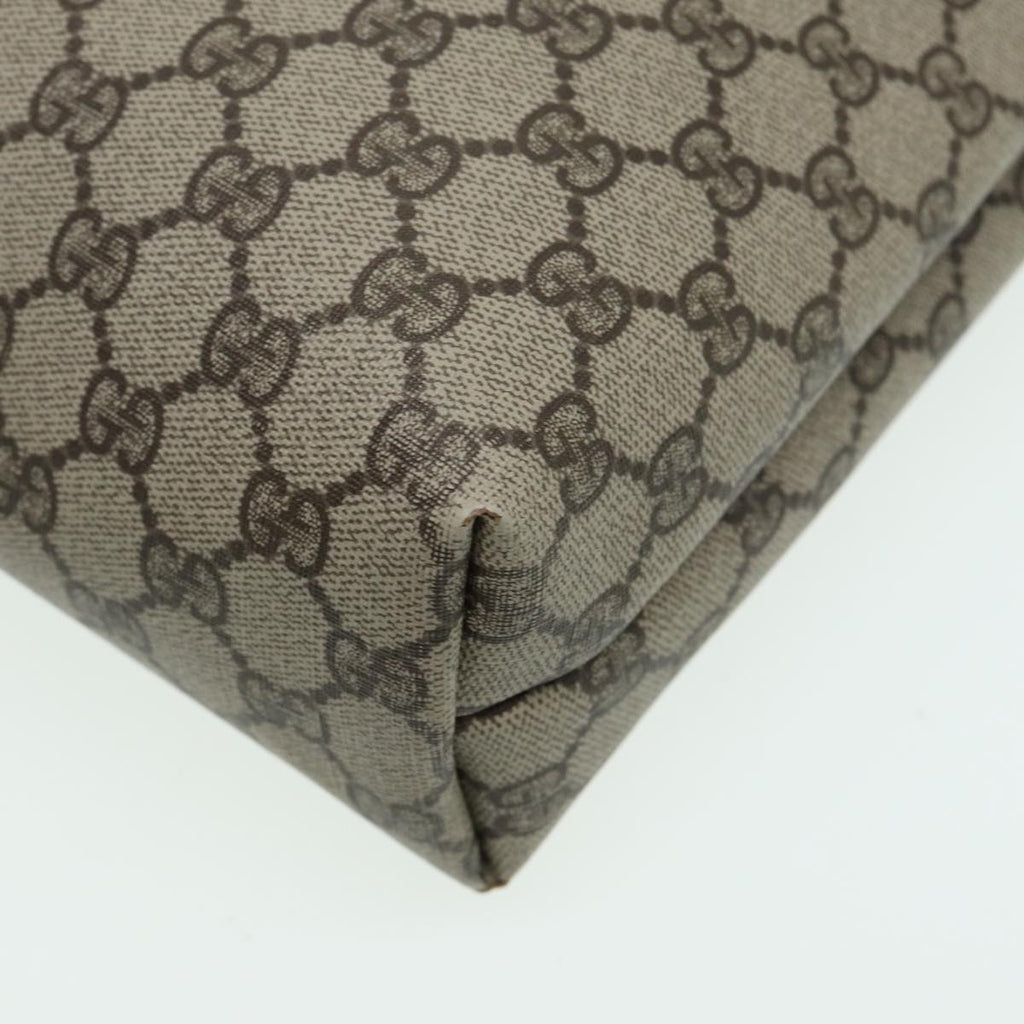 GUCCI GG Supreme Web Sherry Line Tote Bag PVC Beige 002 090 6487 80597