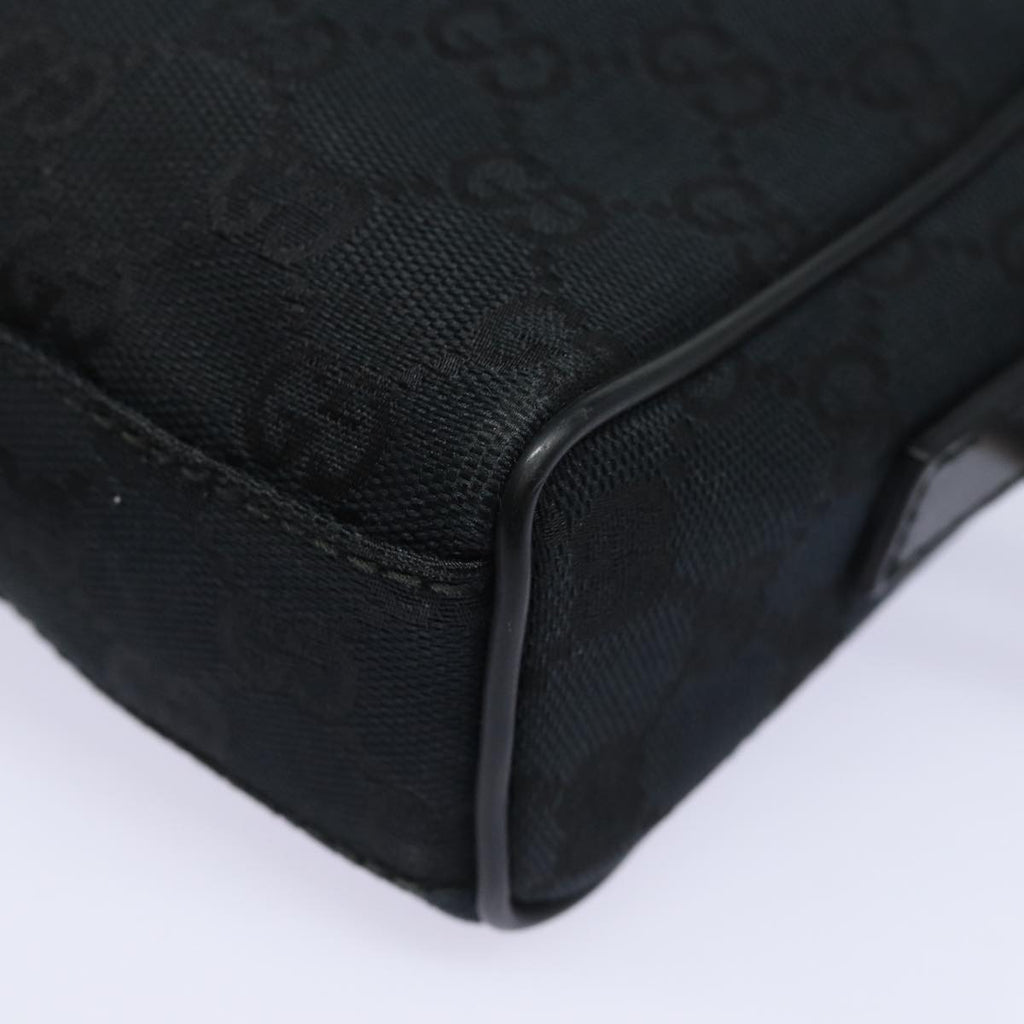 GUCCI GG Canvas Clutch Bag Black 018 1616 80604