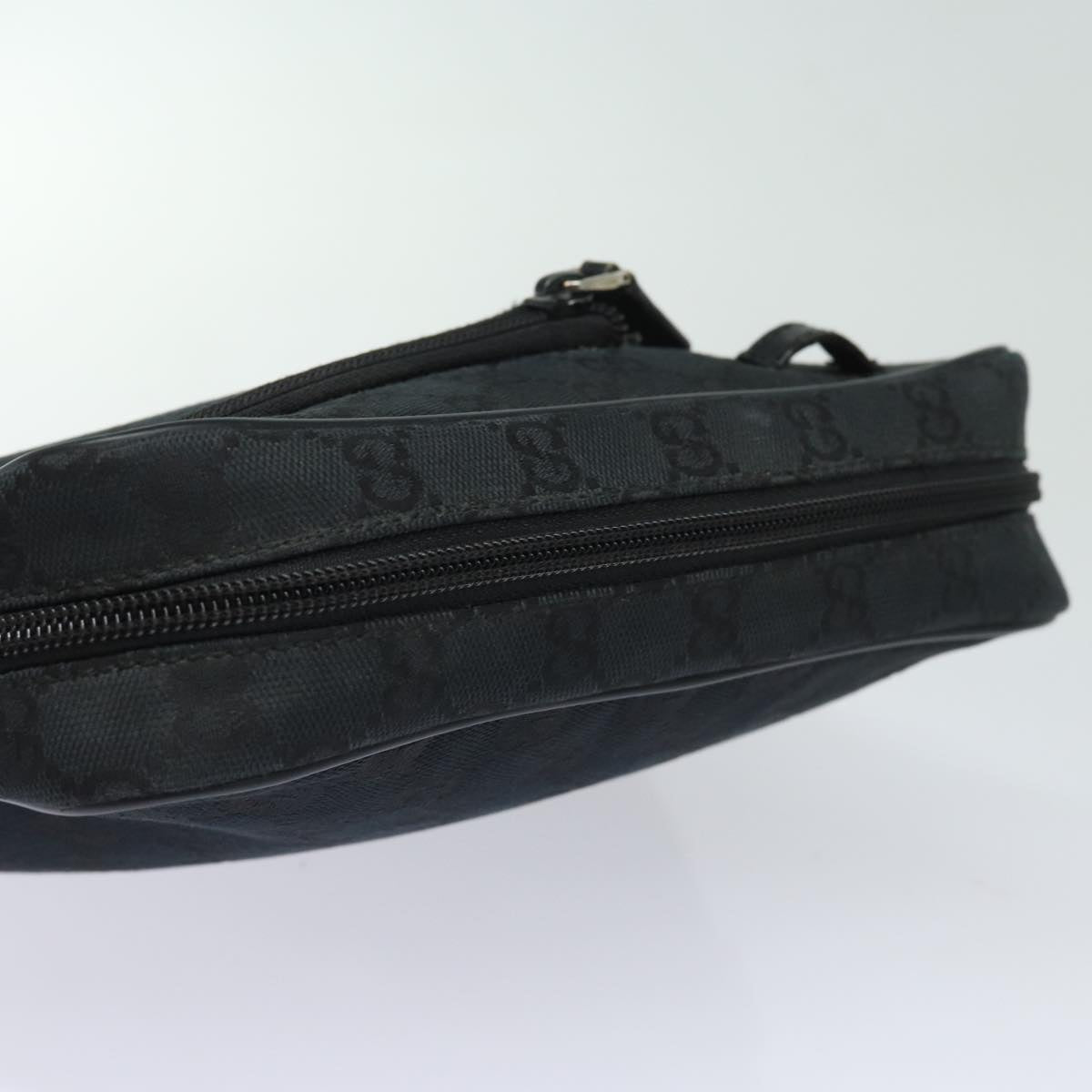 GUCCI GG Canvas Clutch Bag Black 018 1616 80604