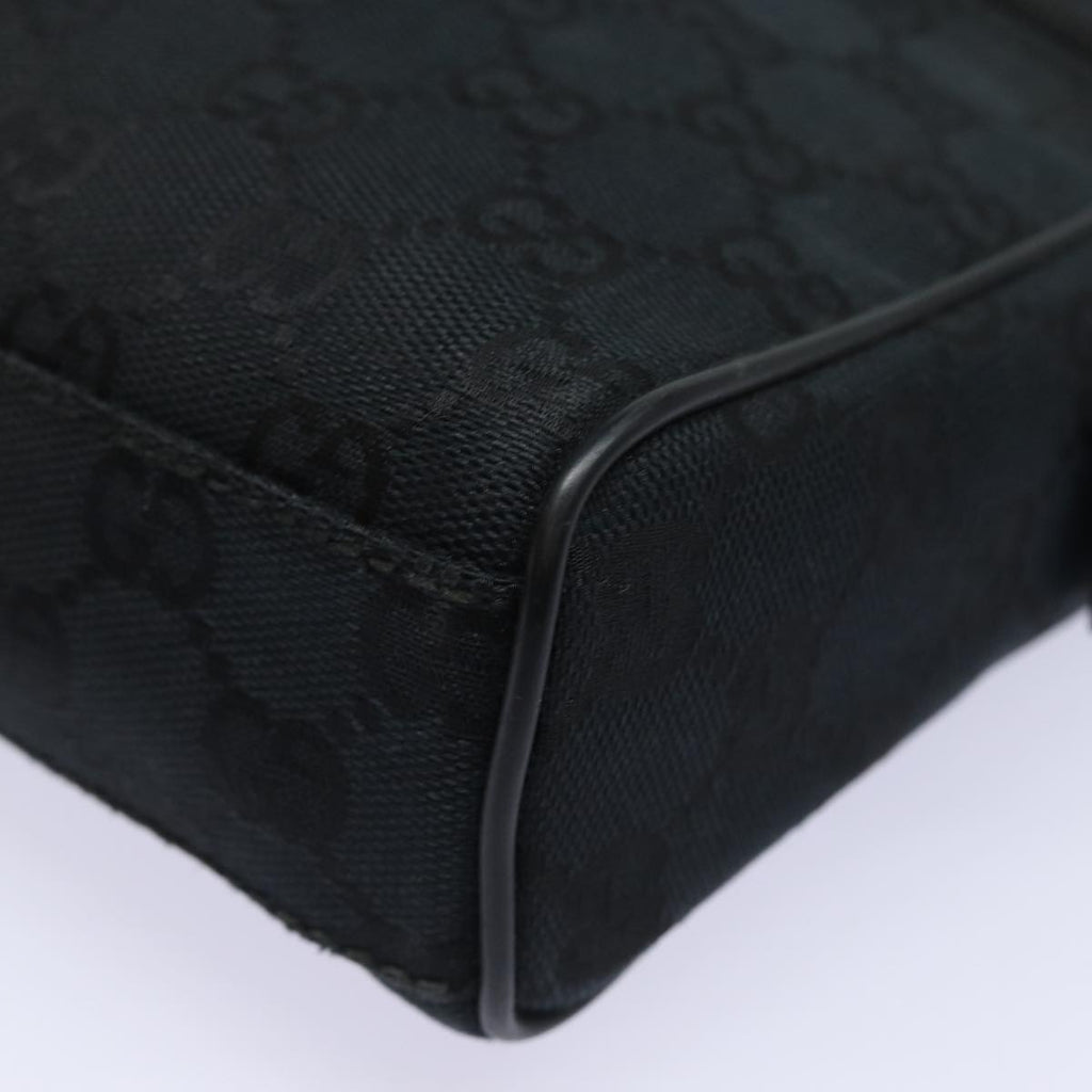 GUCCI GG Canvas Clutch Bag Black 018 1616 80604
