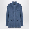 GUCCI Wool Blend Mélange Aviator Jacket - Women's