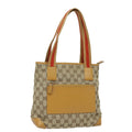 GUCCI GG Canvas Sherry Line Hand Bag Beige Red Brown 019 0402 80606