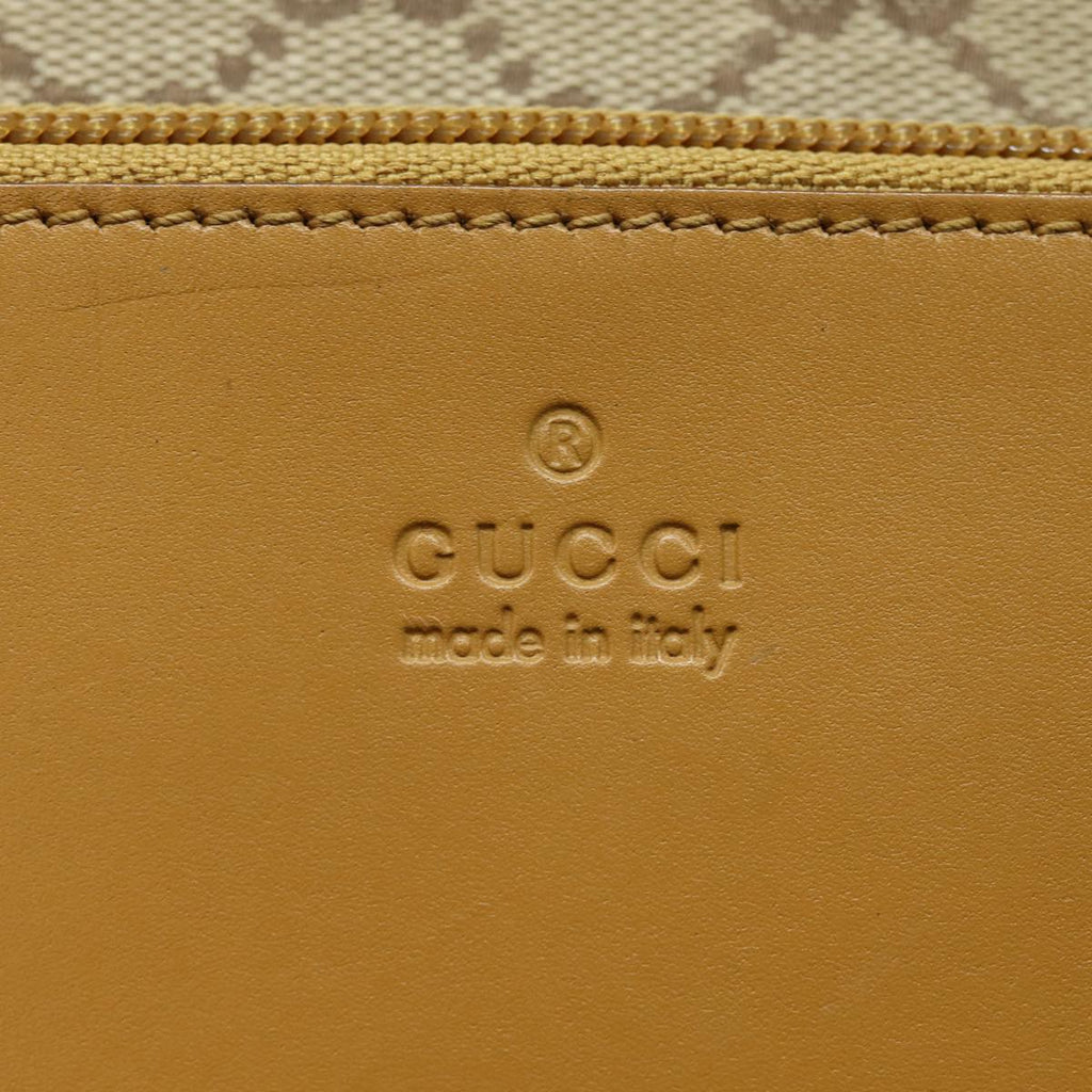 GUCCI GG Canvas Sherry Line Hand Bag Beige Red Brown 019 0402 80606