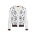 GUCCI Argyle Lurex Cardigan for Men