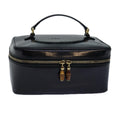 GUCCI Vanity Cosmetic Pouch Patent leather Black 032 1956 0150 80625