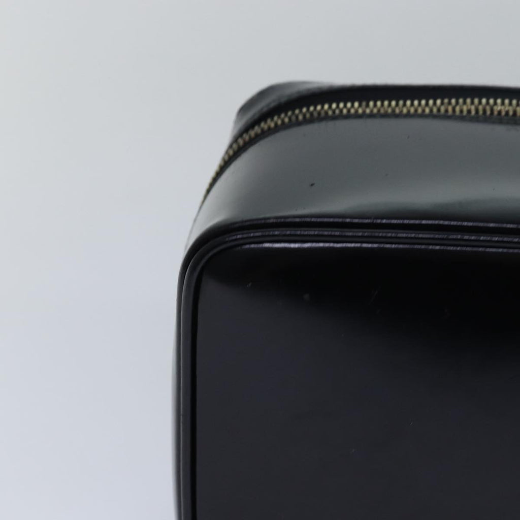 GUCCI Vanity Cosmetic Pouch Patent leather Black 032 1956 0150 80625
