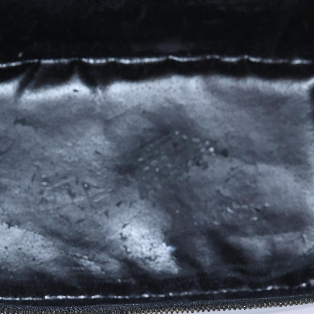 GUCCI Vanity Cosmetic Pouch Patent leather Black 032 1956 0150 80625