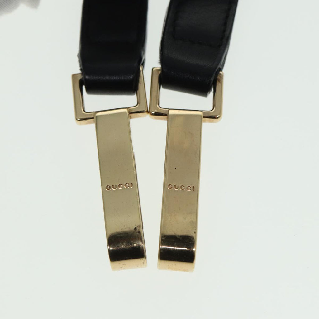 GUCCI Bamboo Hand Bag 2way Black 80627