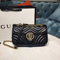 Glami Marmont Small MatelassÃƒÂ© Shoulder Bag Black MatelassÃƒÂ© Chevron With A Heart For Women 10in/22cm Glami 446744 DTGLAMIT 1000