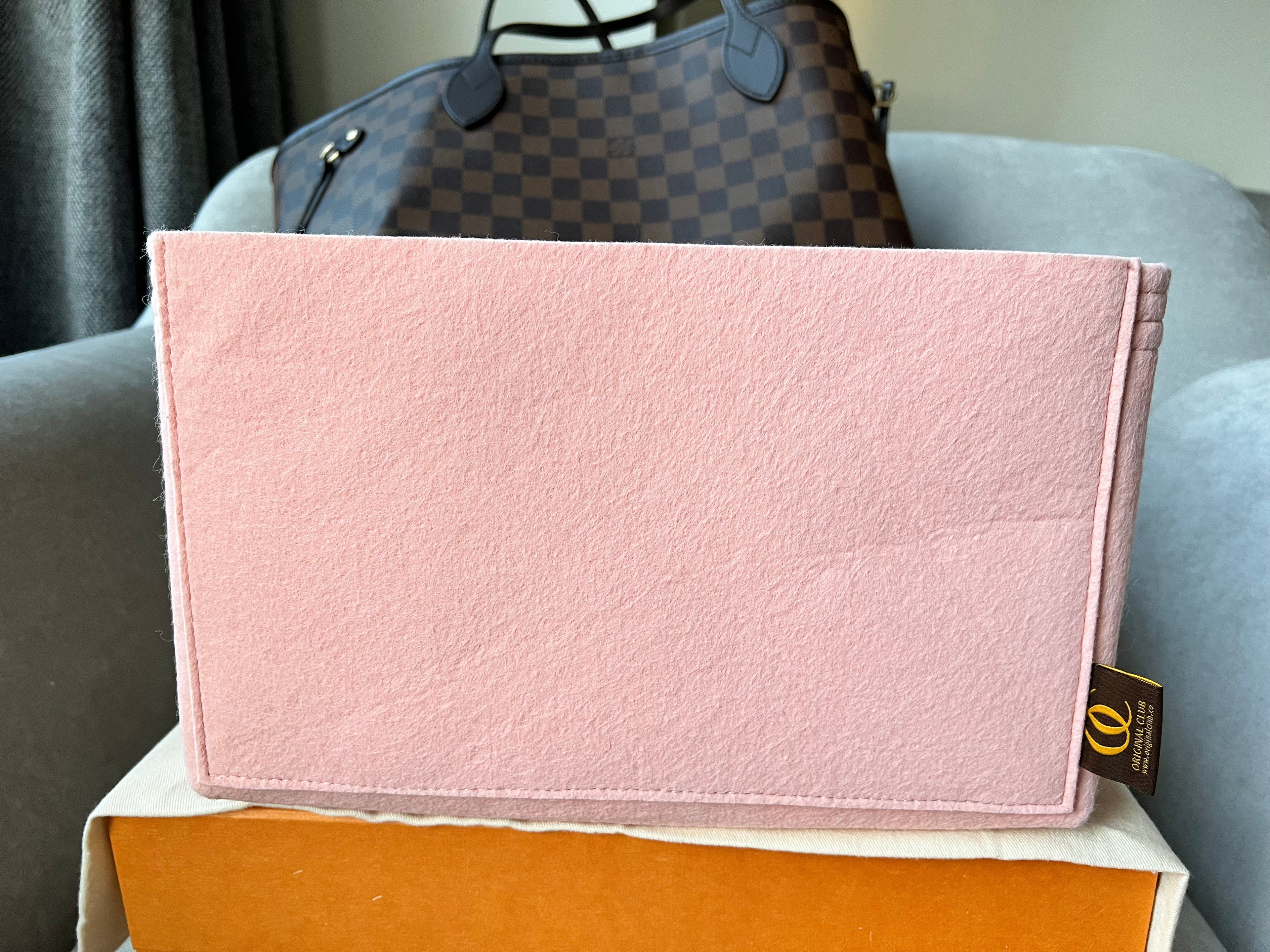 Louis Vuitton Neverfull MM Damier Ebene Rose Ballerine (RRP £1,410)
