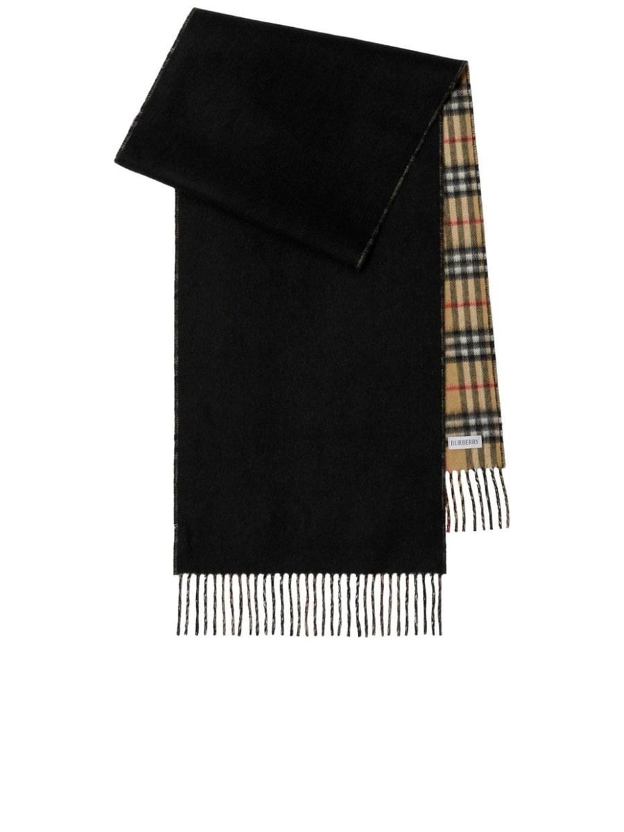 Nova Check Pattern Cashmere Scarf