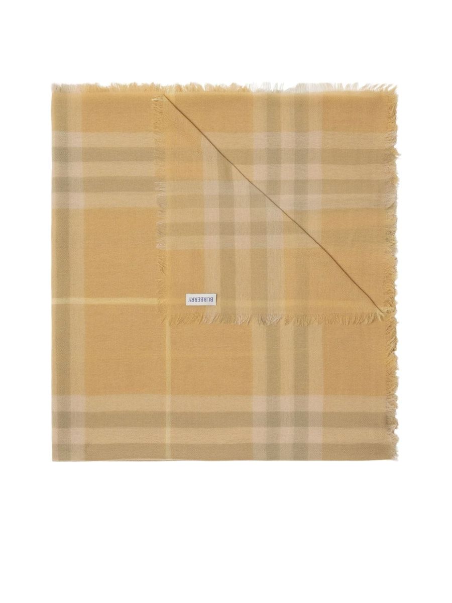 Vintage Check Fine Knit Scarf