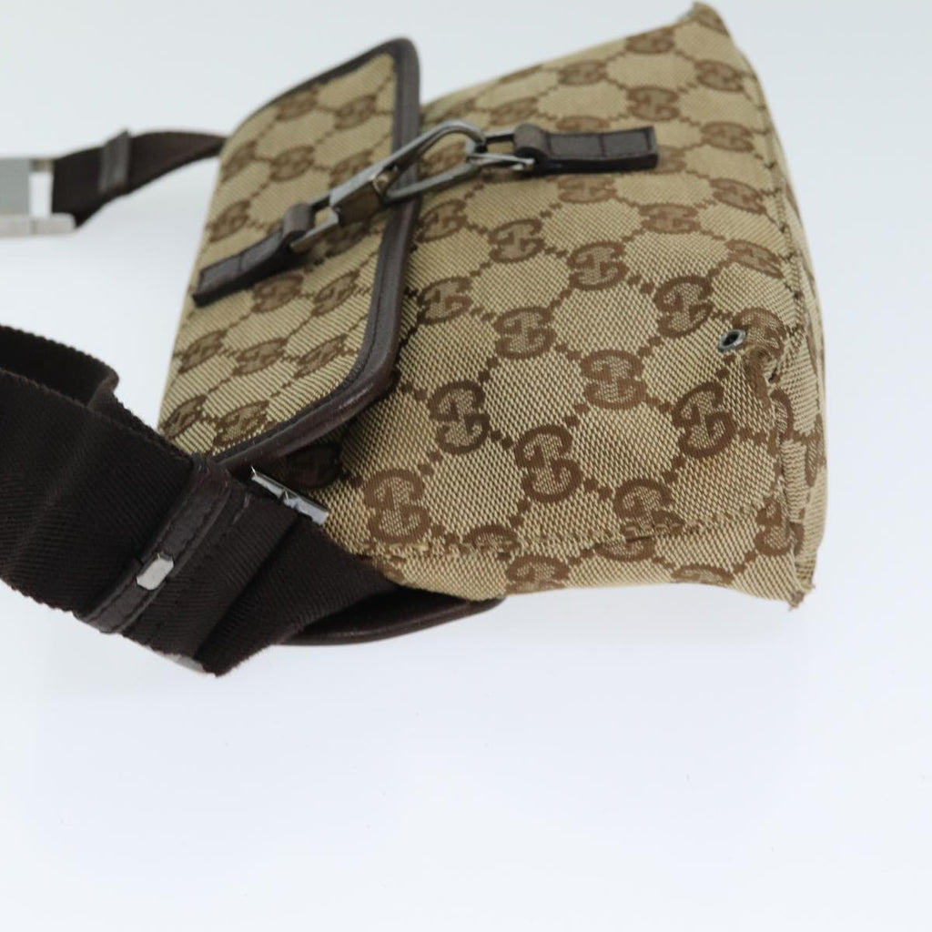 GUCCI GG Canvas Shoulder Bag Beige 92543 80802