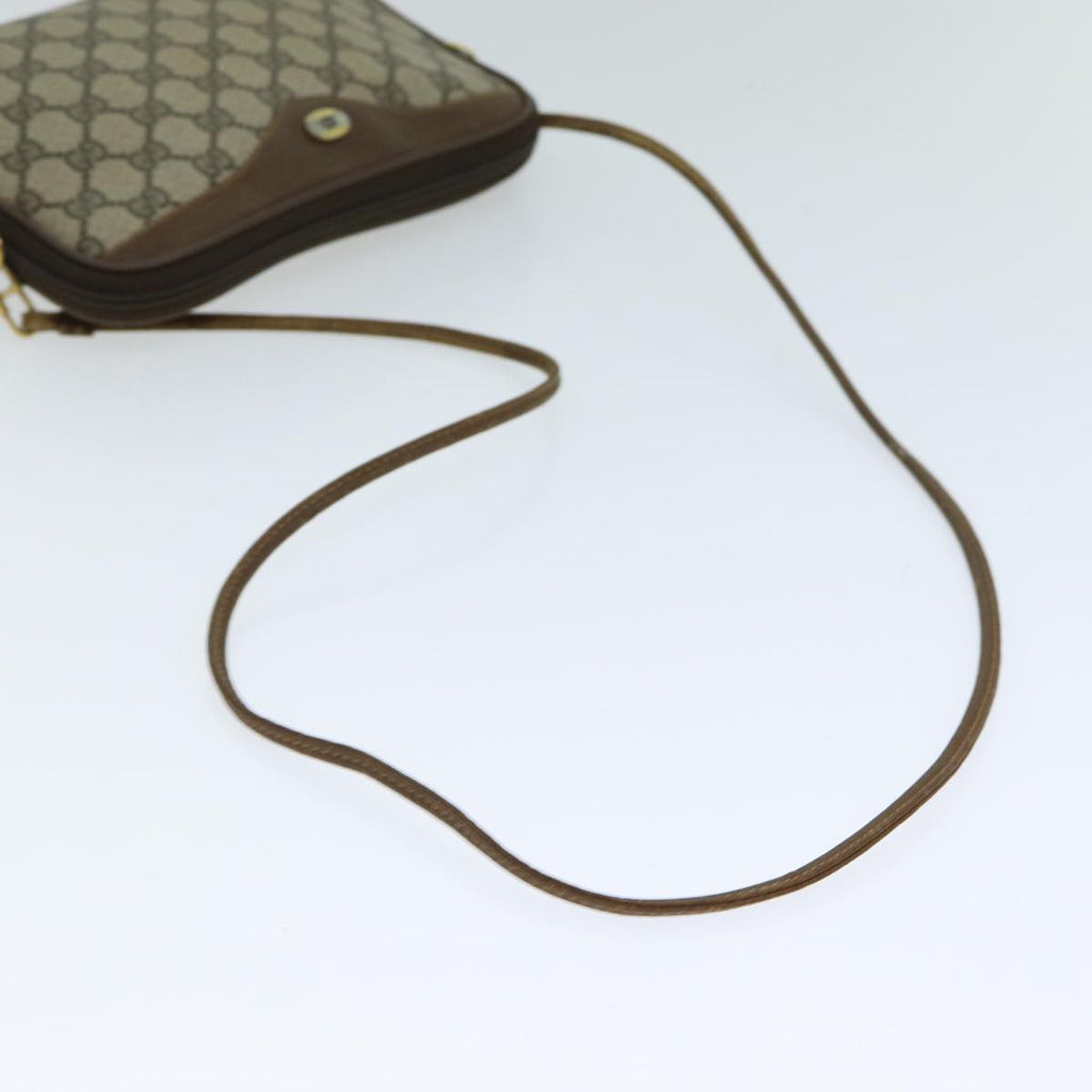 GUCCI GG Supreme Shoulder Bag PVC Leather Beige 97 02 068 80806