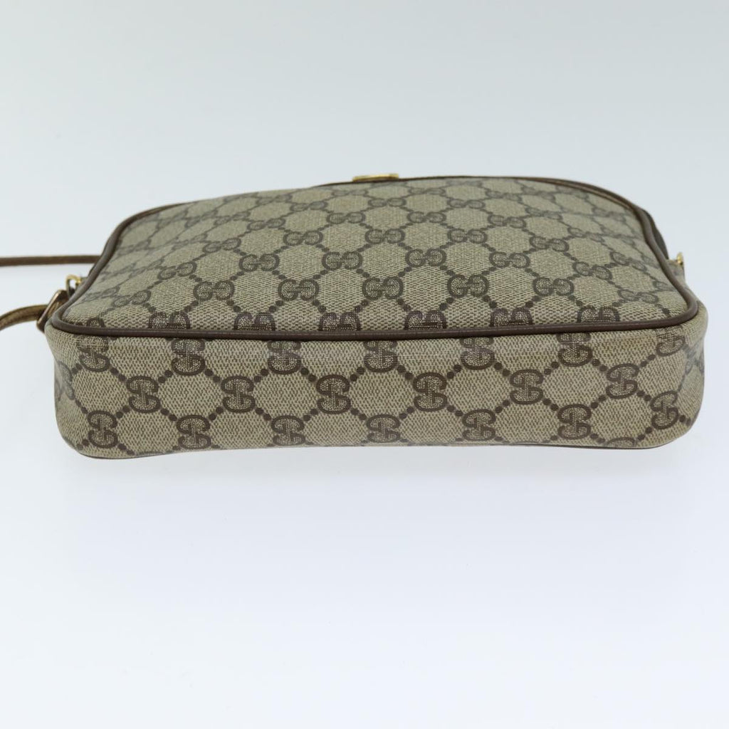 GUCCI GG Supreme Shoulder Bag PVC Leather Beige 97 02 068 80806