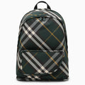 Burberry Shield Check Pattern Nylon Backpack Men