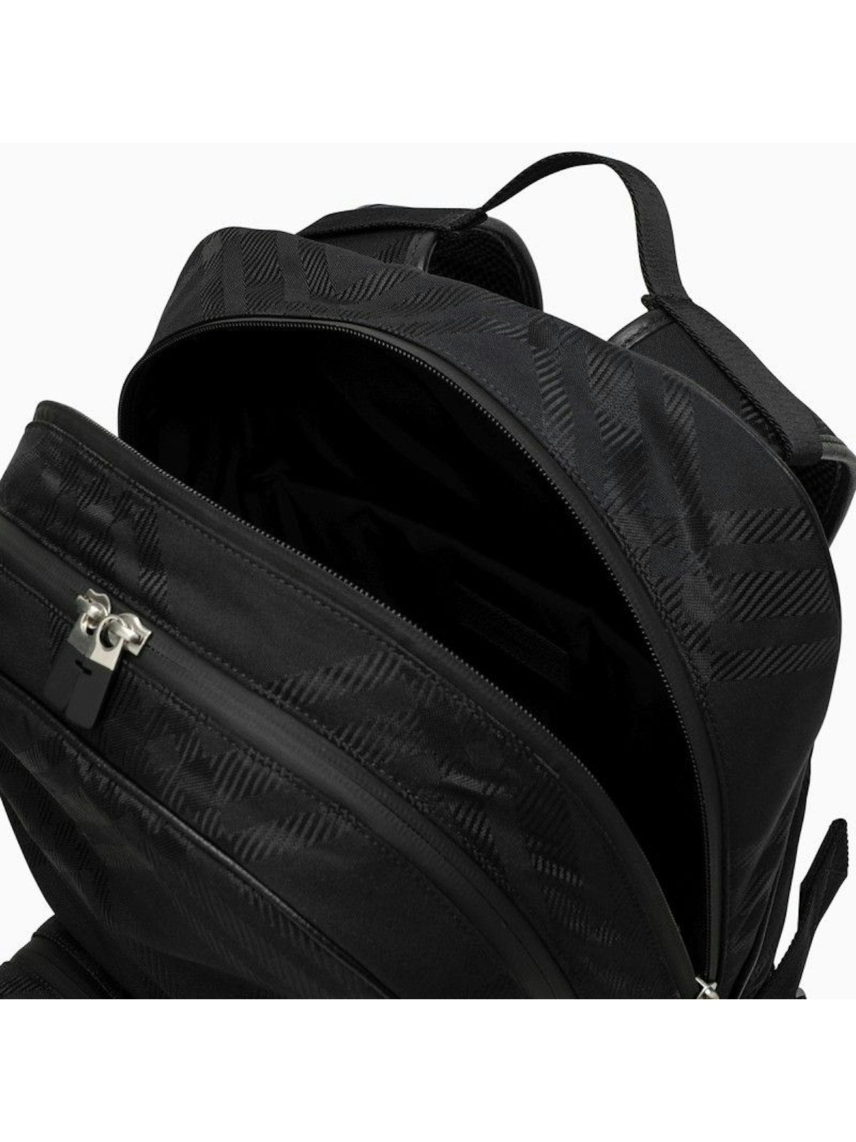 Check Jacquard Backpack