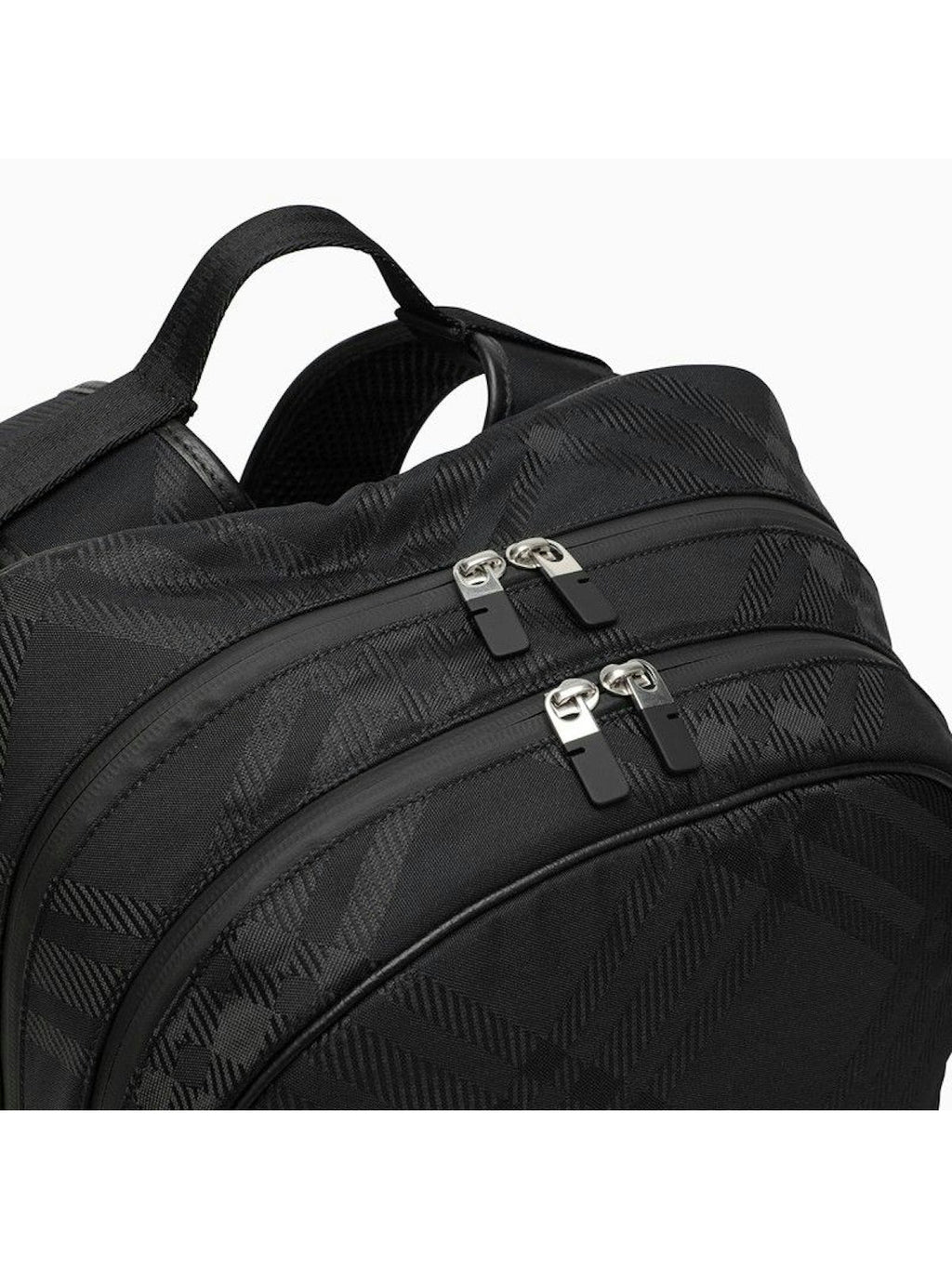 Check Jacquard Backpack
