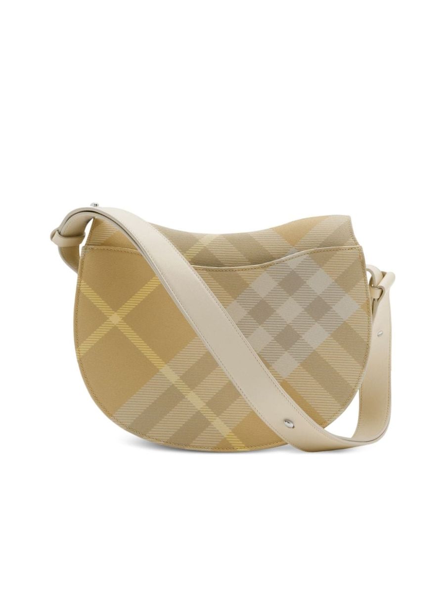 Shoulder Bag with Check Pattern