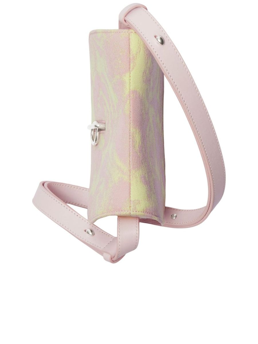 Shoulder Bag with Logo Plaque and Magnetic Fastening