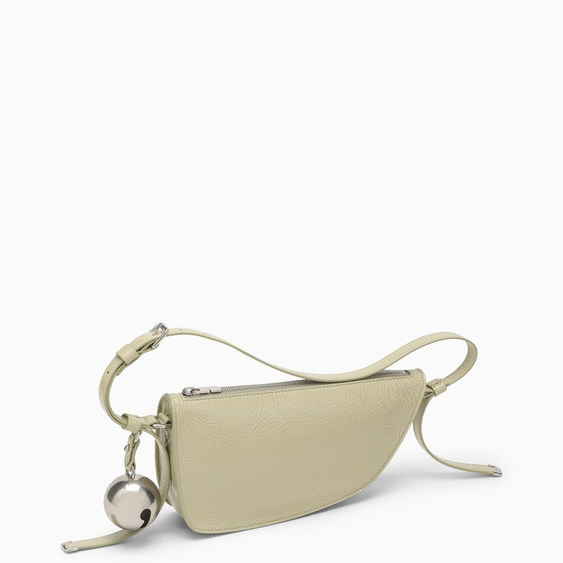Burberry Small Shield Light Green Leather Bag Women