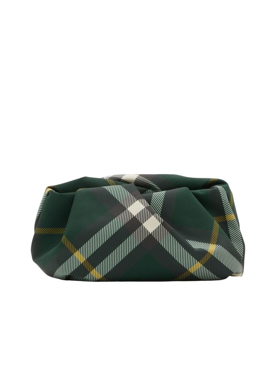 Elegant Clutch with Ruched and 3D Rose Detailing