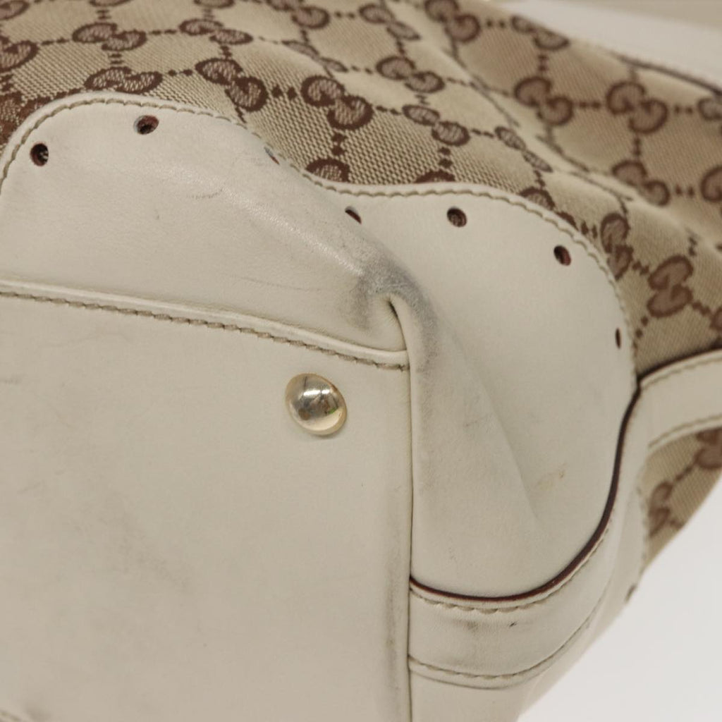 GUCCI GG Canvas Tote Bag Beige 145993 80822