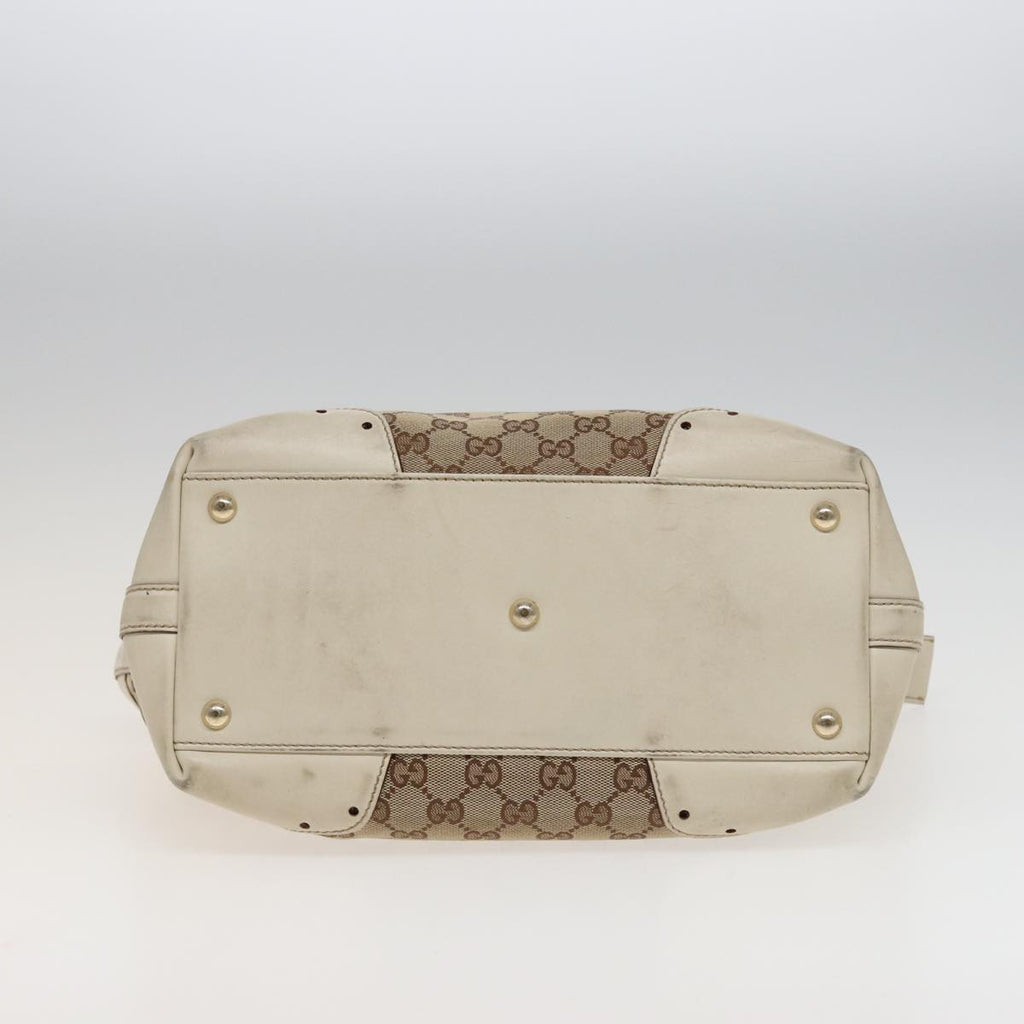 GUCCI GG Canvas Tote Bag Beige 145993 80822