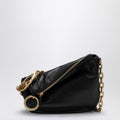 BLACK LEATHER KNIGHT BAG
