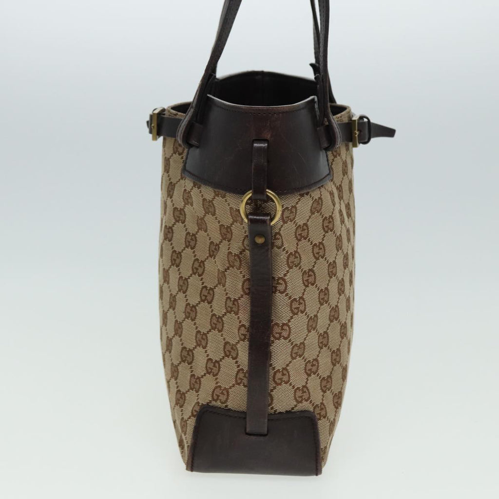 GUCCI GG Canvas Tote Bag Beige 107757 80825