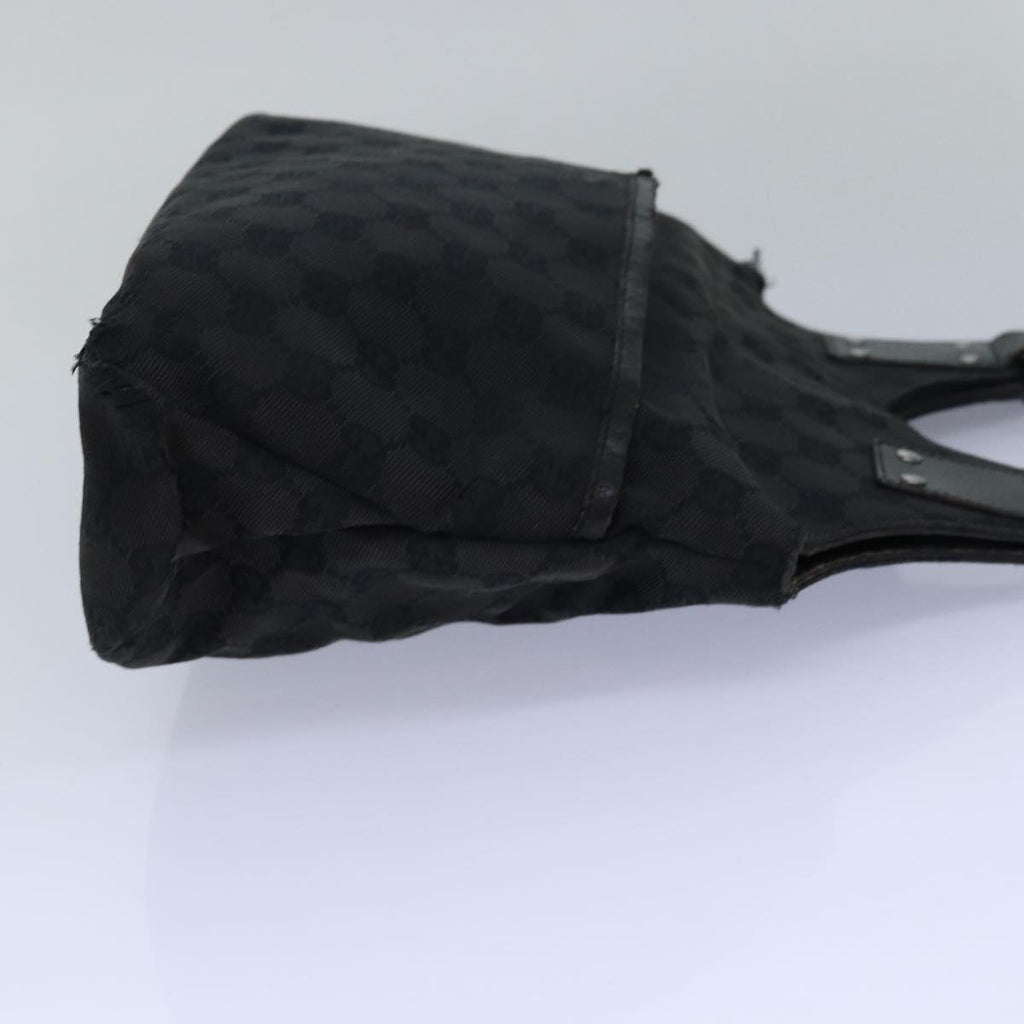 GUCCI GG Canvas Shoulder Bag Black 131329 80831