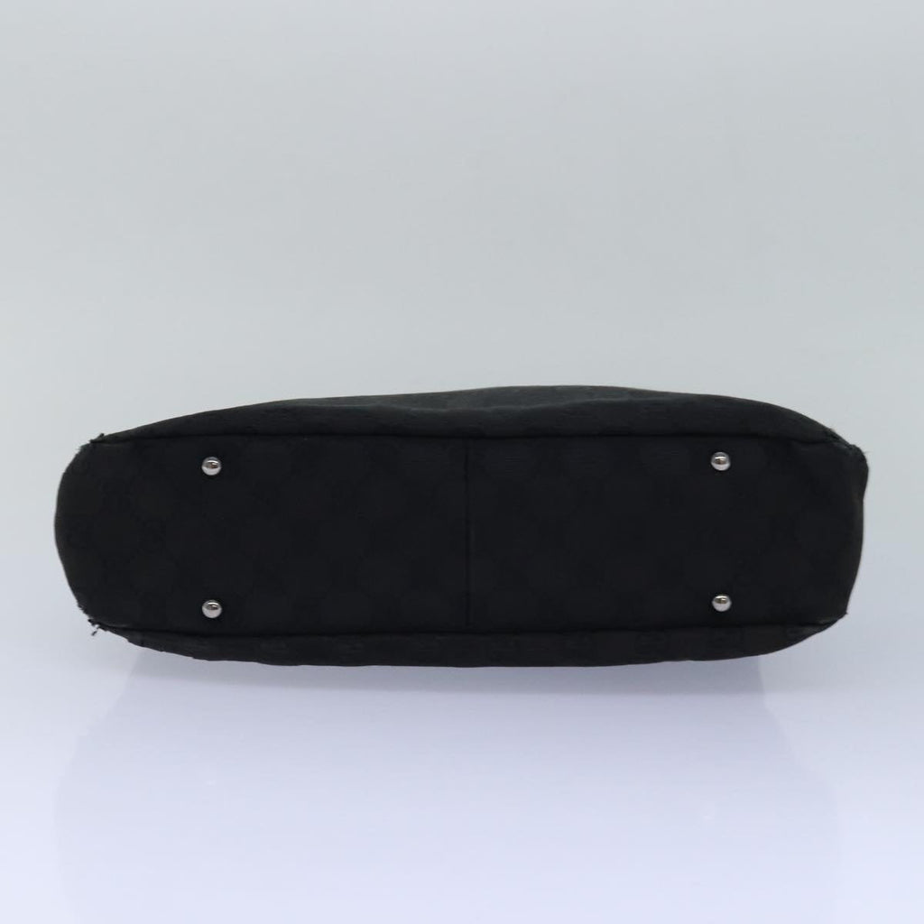GUCCI GG Canvas Shoulder Bag Black 131329 80831