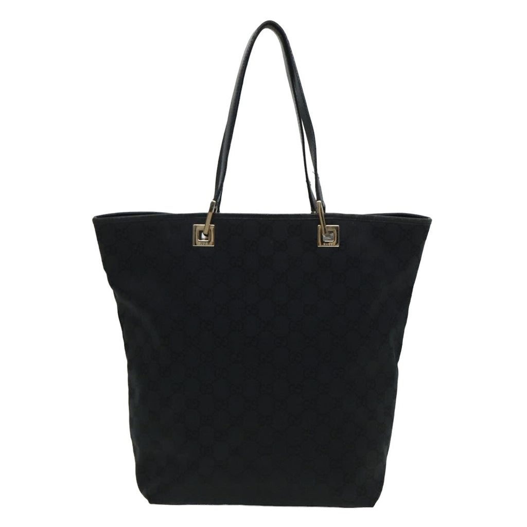 GUCCI GG Canvas Tote Bag Black 002 1098 002404 80833