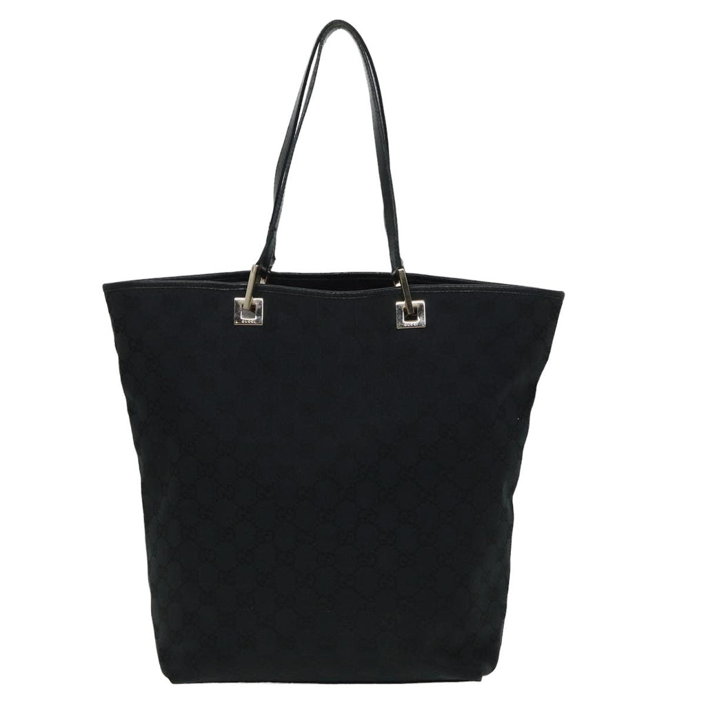 GUCCI GG Canvas Tote Bag Black 002 1098 002404 80833