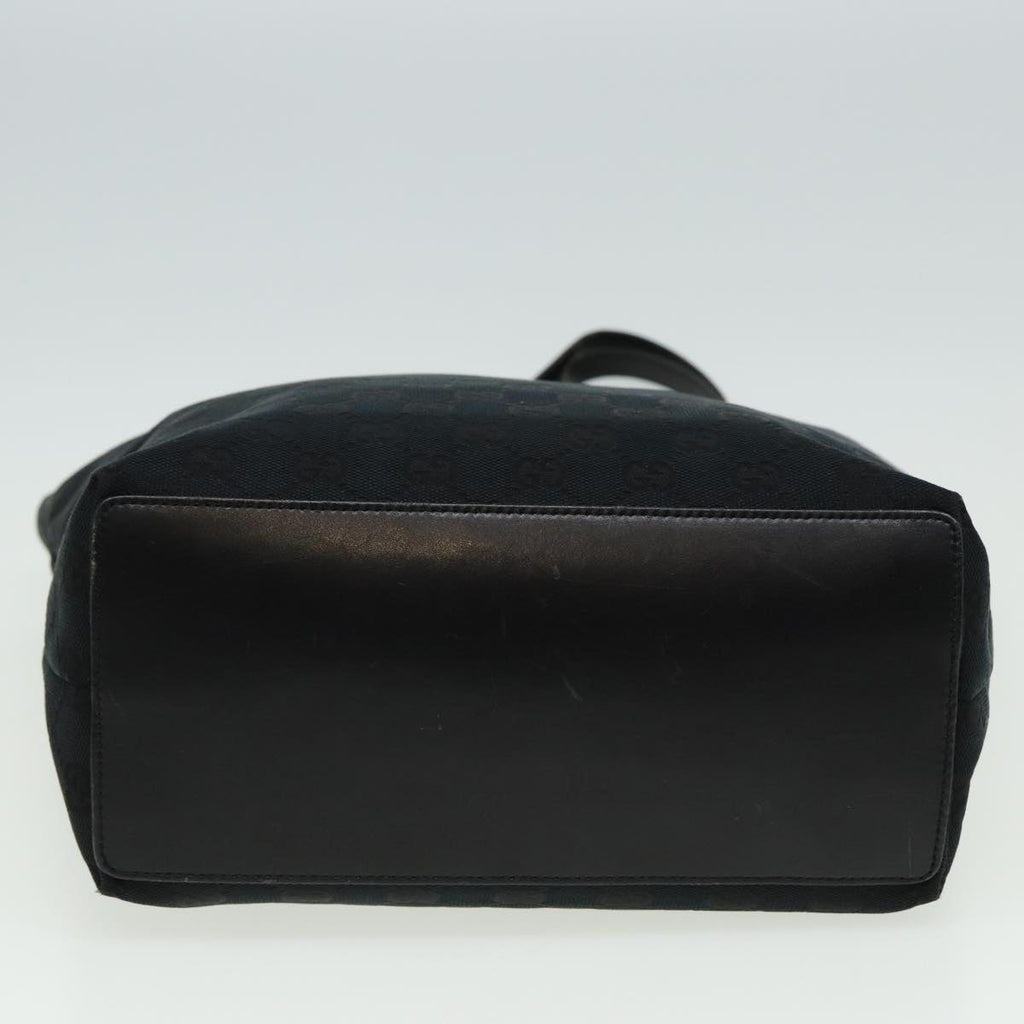 GUCCI GG Canvas Tote Bag Black 002 1098 002404 80833